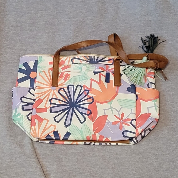 Relic floral pattern tote bag - Picture 2 of 6